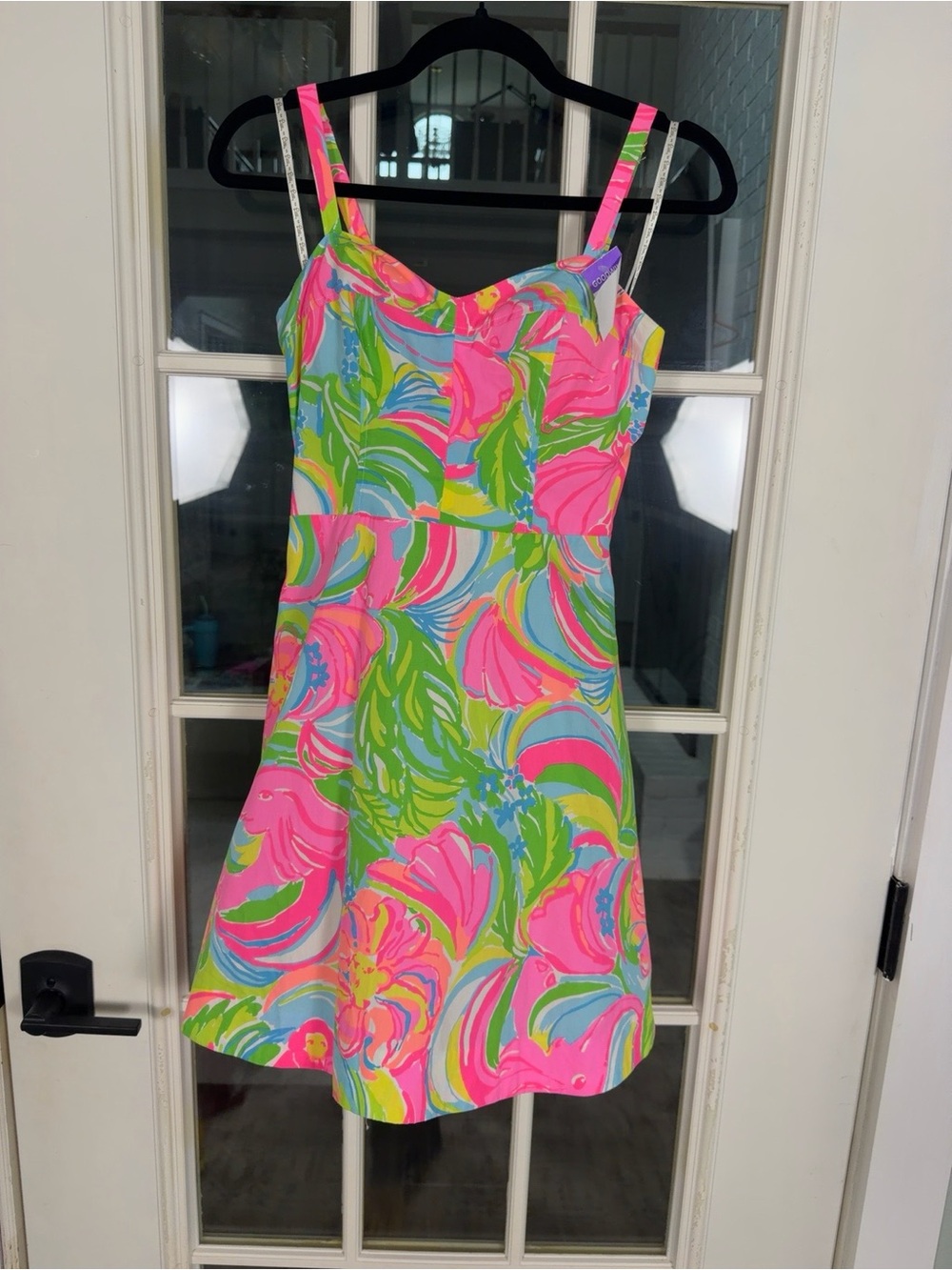 Lilly Pulitzer Pink, Green & Blue Printed Mini Sundress